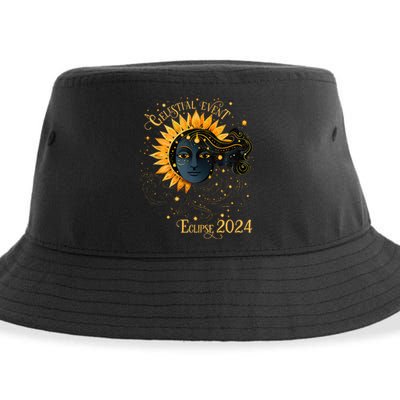 Celestial Event Total Solar Eclipse Sustainable Bucket Hat