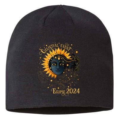 Celestial Event Total Solar Eclipse Sustainable Beanie