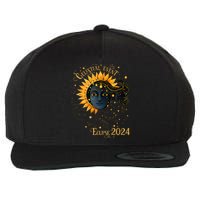 Celestial Event Total Solar Eclipse Wool Snapback Cap