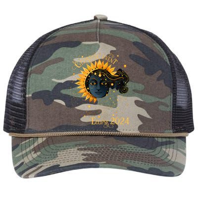 Celestial Event Total Solar Eclipse Retro Rope Trucker Hat Cap