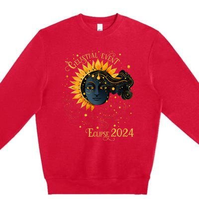 Celestial Event Total Solar Eclipse Premium Crewneck Sweatshirt