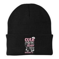 Cute Enough To Stop Your Heart Skilled Enough To Restart It Beanie