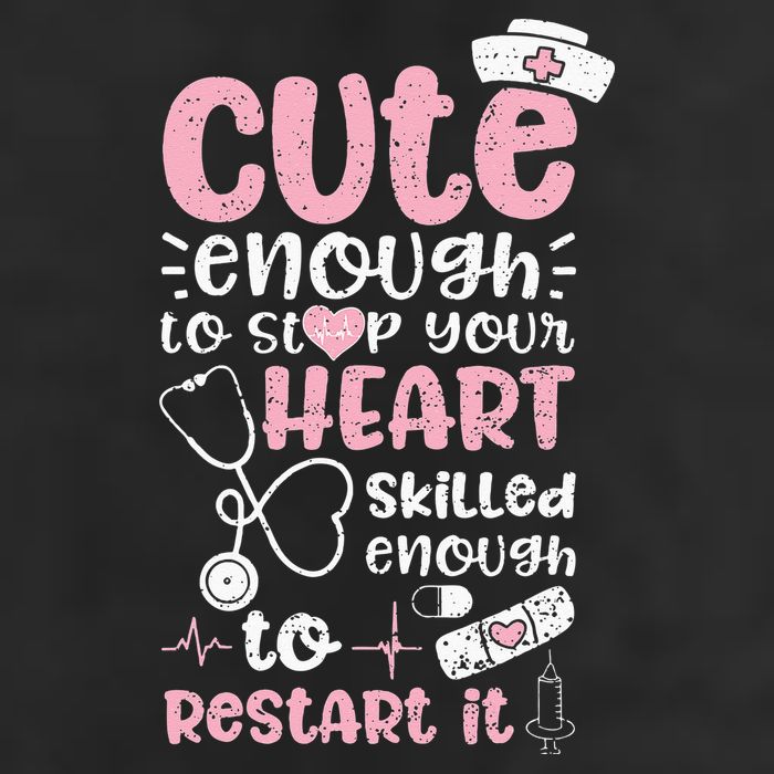 Cute Enough To Stop Your Heart Skilled Enough To Restart It Beanie