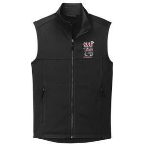 Cute Enough To Stop Your Heart Skilled Enough To Restart It Collective Smooth Fleece Vest