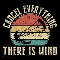 Cancel Everything There Is Wind Full-Length Apron With Pockets