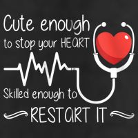 Cute Enough To Stop Your Heart Skilled Enough To Restart It Zip Hoodie Hat