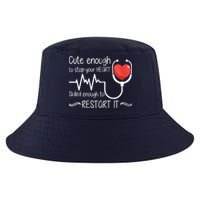 Cute Enough To Stop Your Heart Skilled Enough To Restart It Zip Hoodie Cool Comfort Performance Bucket Hat
