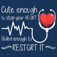 Cute Enough To Stop Your Heart Skilled Enough To Restart It Zip Hoodie Flatbill Hat