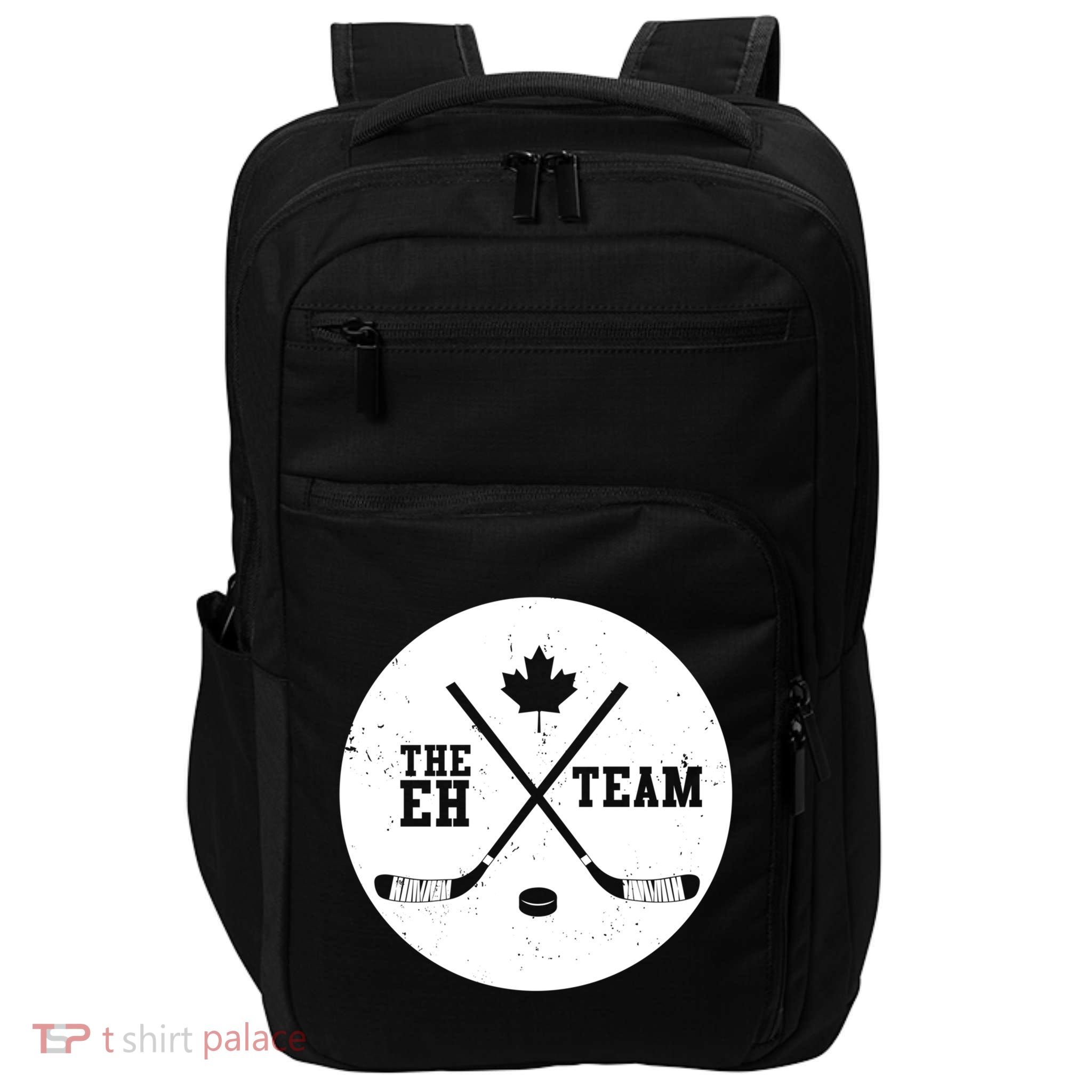 Canada Eh Team Cool Hockey Cool Gift Impact Tech Backpack