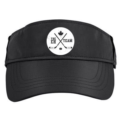 Canada Eh Team Cool Hockey Cool Gift Adult Drive Performance Visor