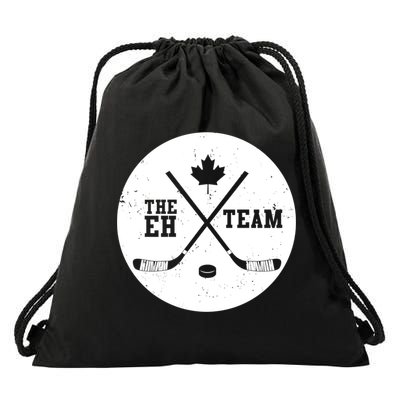 Canada Eh Team Cool Hockey Cool Gift Drawstring Bag