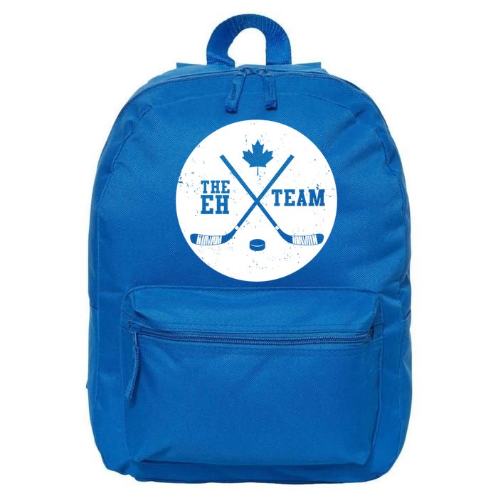 Canada Eh Team Cool Hockey Cool Gift 16 in Basic Backpack