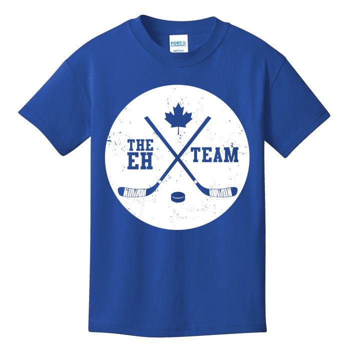 Canada Eh Team Cool Hockey Cool Gift Kids T-Shirt