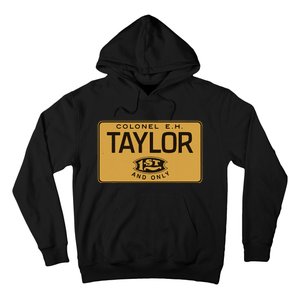 Colonel Eh Taylor Bourbon Whiskey Badge Hoodie