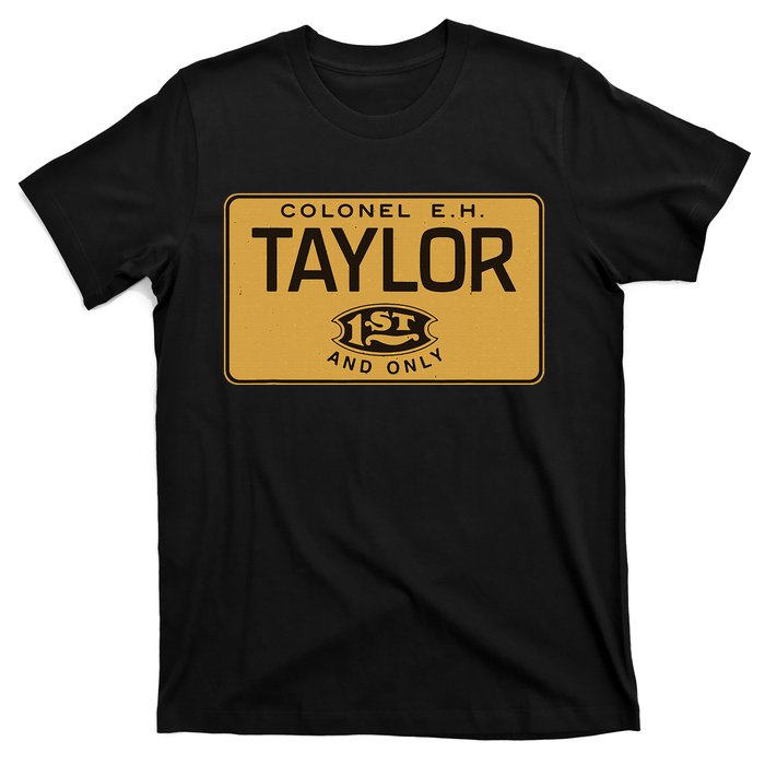 Colonel Eh Taylor Bourbon Whiskey Badge T-Shirt