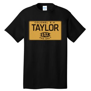 Colonel Eh Taylor Bourbon Whiskey Badge Tall T-Shirt