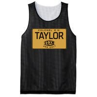 Colonel Eh Taylor Bourbon Whiskey Badge Mesh Reversible Basketball Jersey Tank