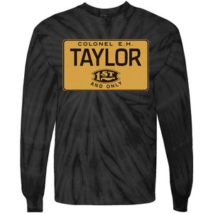 Colonel Eh Taylor Bourbon Whiskey Badge Tie-Dye Long Sleeve Shirt