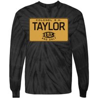 Colonel Eh Taylor Bourbon Whiskey Badge Tie-Dye Long Sleeve Shirt