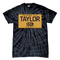 Colonel Eh Taylor Bourbon Whiskey Badge Tie-Dye T-Shirt