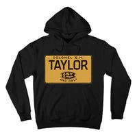 Colonel Eh Taylor Bourbon Whiskey Badge Tall Hoodie