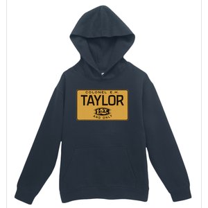 Colonel Eh Taylor Bourbon Whiskey Badge Urban Pullover Hoodie