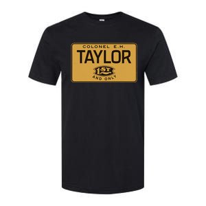 Colonel Eh Taylor Bourbon Whiskey Badge Softstyle CVC T-Shirt