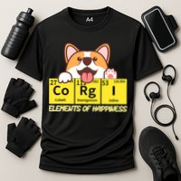 Corgi Elements Tab Of Happiness Funny For Corgi Mom And Dad Performance Shirt