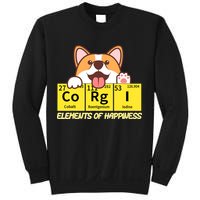 Corgi Elements Tab Of Happiness Funny For Corgi Mom And Dad Sweatshirt