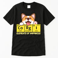 Corgi Elements Tab Of Happiness Funny For Corgi Mom And Dad Tall T-Shirt
