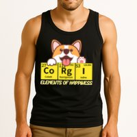 Corgi Elements Tab Of Happiness Funny For Corgi Mom And Dad Tank Top
