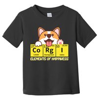 Corgi Elements Tab Of Happiness Funny For Corgi Mom And Dad Toddler T-Shirt