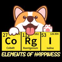 Corgi Elements Tab Of Happiness Funny For Corgi Mom And Dad Toddler T-Shirt