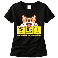 Corgi Elements Tab Of Happiness Funny For Corgi Mom And Dad Womens T-Shirt