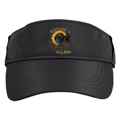 Celestial Event Total Solar Eclipse Girl April 8 2024 Adult Drive Performance Visor