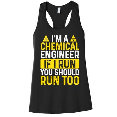 Chemical Engineer Thermodynamics Chemical Engineering Women's Racerback Tank