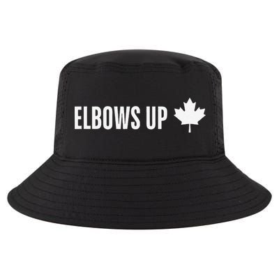 Canadian Elbows Up 2025 Canada Reacts Cool Comfort Performance Bucket Hat