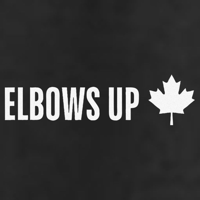 Canadian Elbows Up 2025 Canada Reacts 11oz C Handle Ceramic Mug