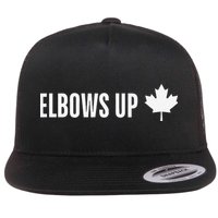 Canadian Elbows Up 2025 Canada Reacts Flat Bill Trucker Hat