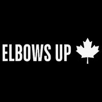 Canadian Elbows Up 2025 Canada Reacts Flat Bill Trucker Hat