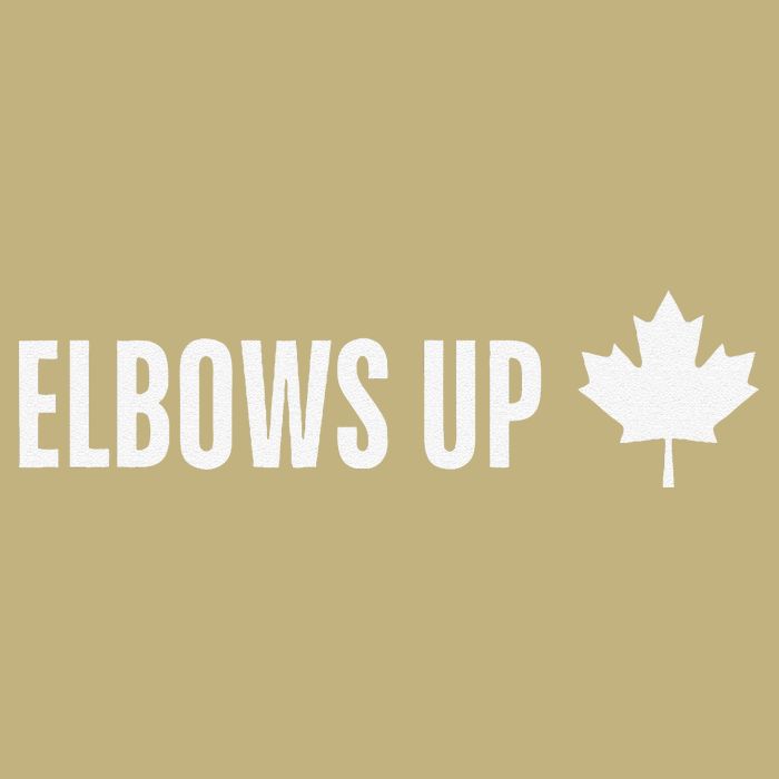 Canadian Elbows Up 2025 Canada Reacts Cooling Performance Crew T-Shirt
