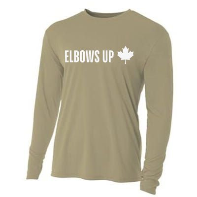 Canadian Elbows Up 2025 Canada Reacts Cooling Performance Long Sleeve Crew