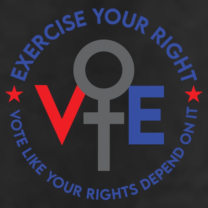 Cool Election Vote Like Your Rights Depend On It 7 Panel Mesh Trucker Snapback Hat
