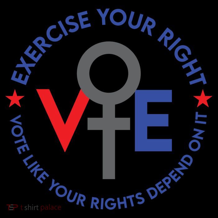 Cool Election Vote Like Your Rights Depend On It Flexfit Unipanel Trucker Cap