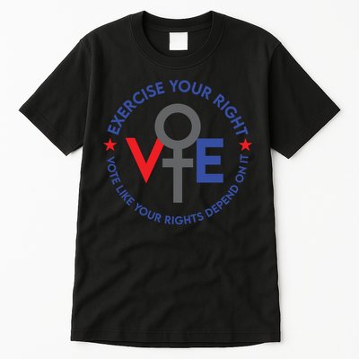 Cool Election Vote Like Your Rights Depend On It Tall T-Shirt