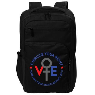 Cool Election Vote Like Your Rights Depend On It Impact Tech Backpack
