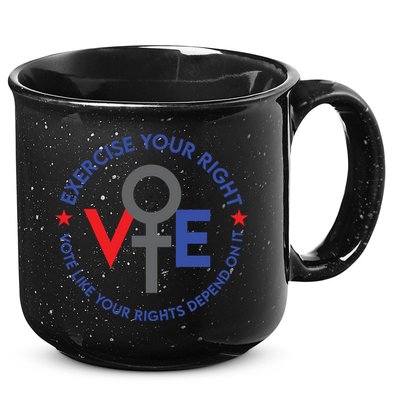 Cool Election Vote Like Your Rights Depend On It 15oz Campfire Ceramic Mug
