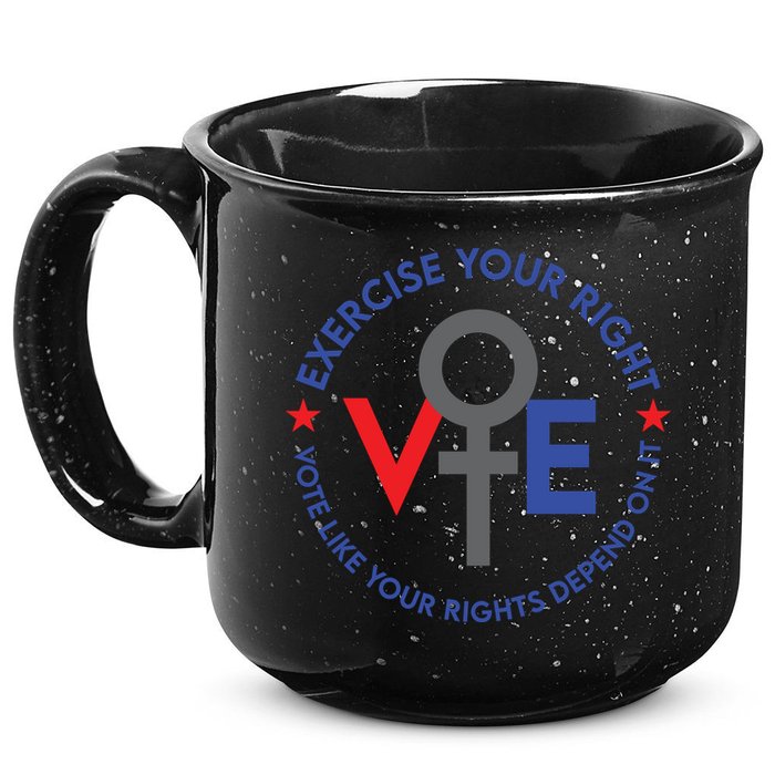 Cool Election Vote Like Your Rights Depend On It 15oz Campfire Ceramic Mug