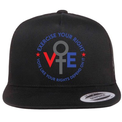 Cool Election Vote Like Your Rights Depend On It Flatbill Hat