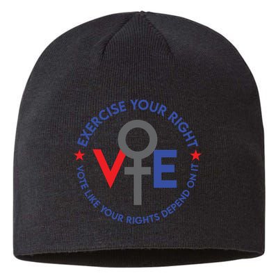Cool Election Vote Like Your Rights Depend On It Sustainable Beanie